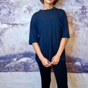 A-Guri New York black pocket shirt large